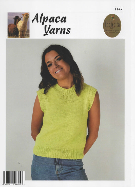 Knit Patterns - Women - Neon Vest 1147
