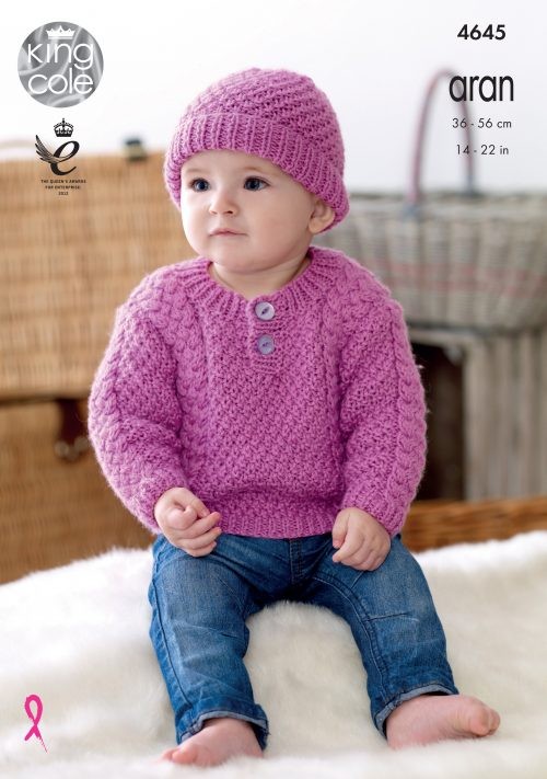 King Cole - Knit pattern - 10ply - Sweater, trousers, hat & mittens - 4645
