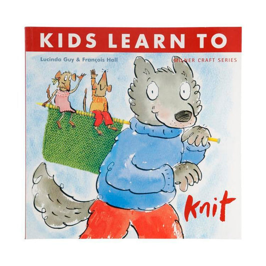 Kids learn to knit