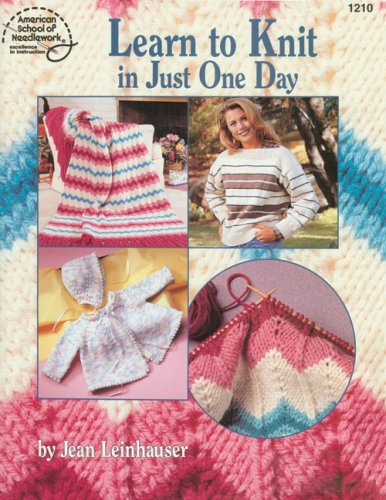 The easy learn to knit in just one day