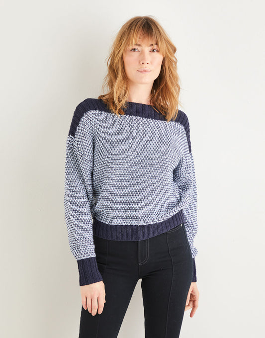 Pattern - Knitting - Sirdar - Wide neck Batwing Sweater