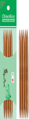 Double Pointed Needles - 6" - ChiaoGoo Bamboo