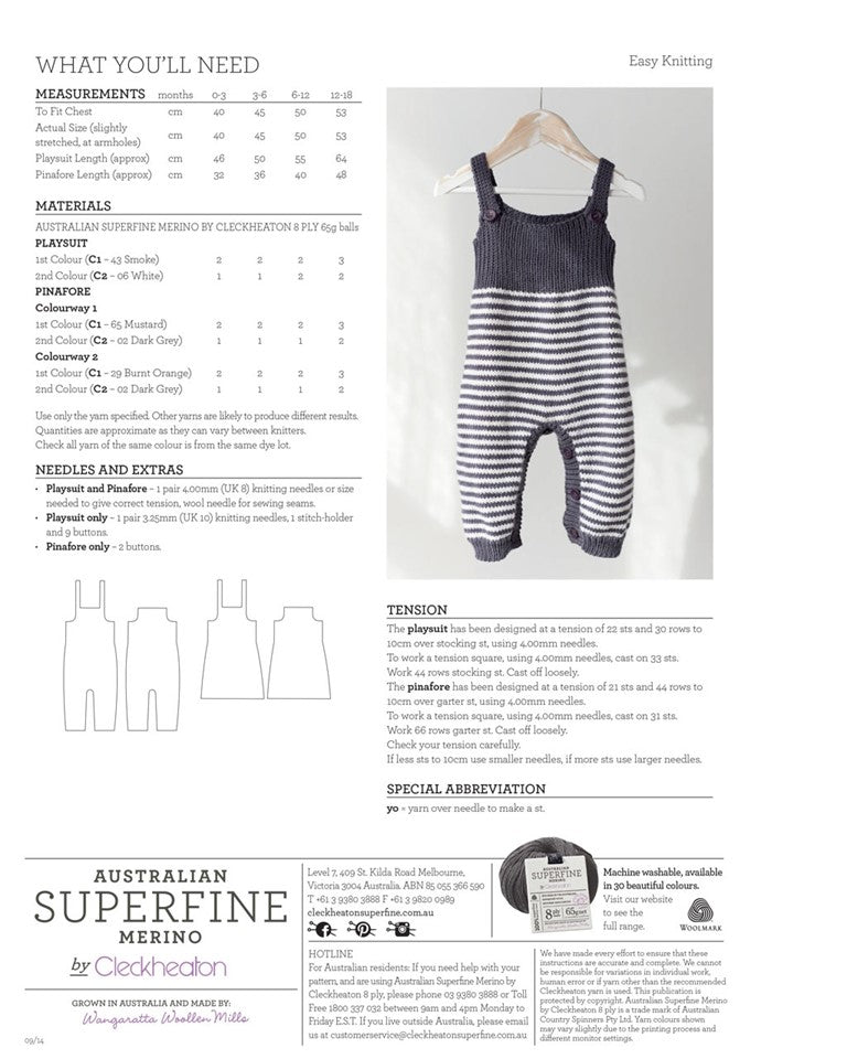 Cleckheaton - Knit pattern - Babies to 18months - 418