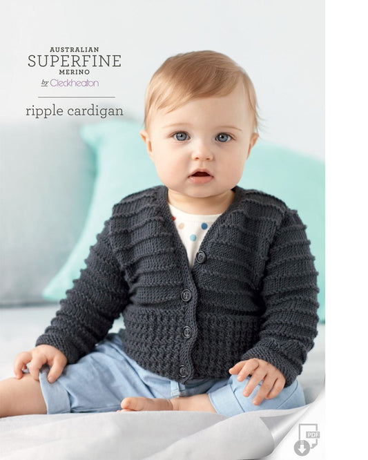 Patterns - Babies 0-24months - Ripple cardigan 422