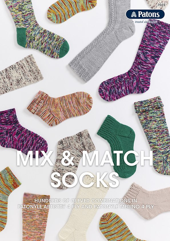 Pattern - Child to Adult - Mix & Match socks