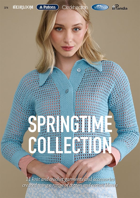 Pattern book - knit & Crochet patterns - Adult - Springtime Collection 374
