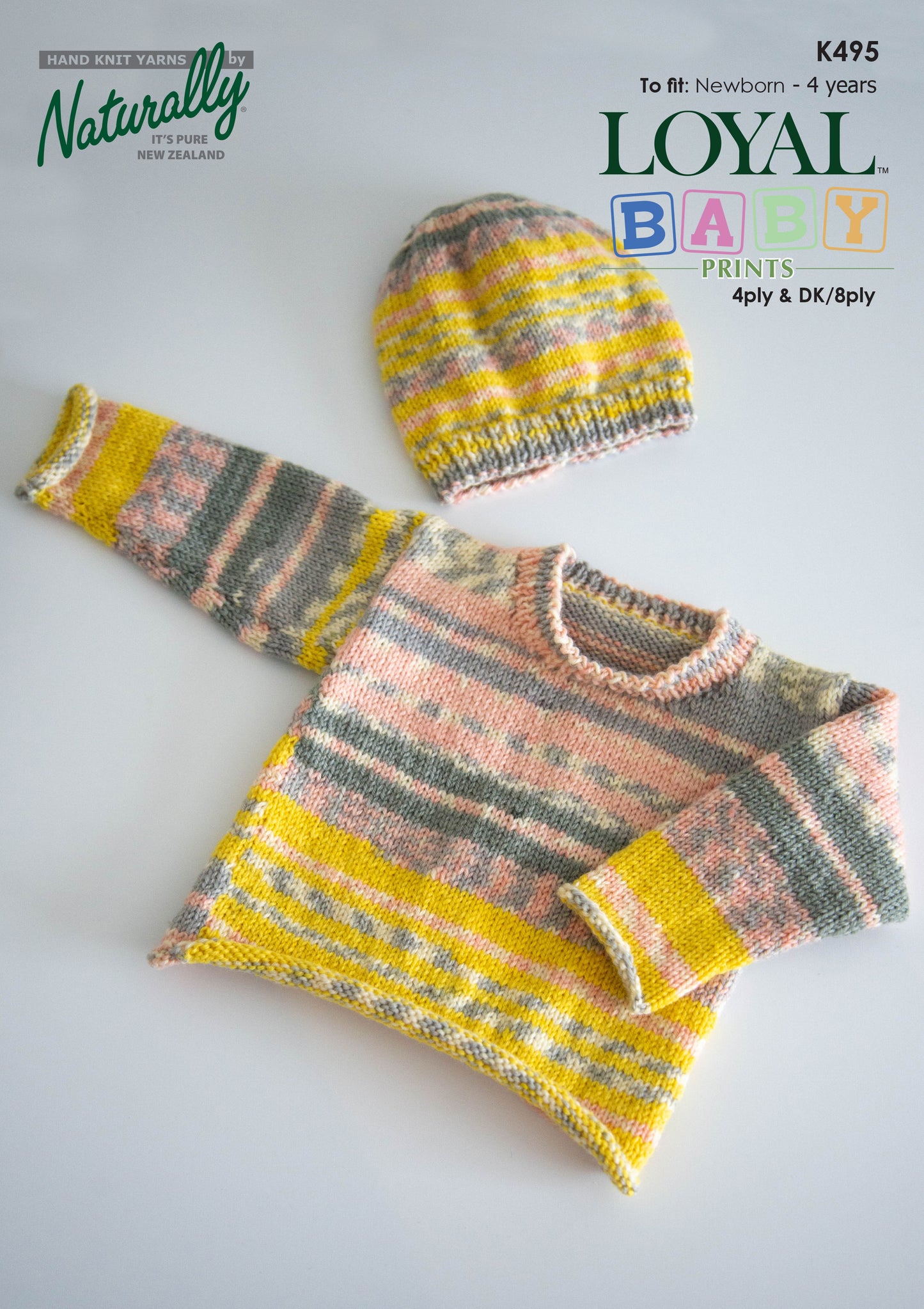 Pattern - Loyal Baby Prints - K495 - 4ply & 8ply