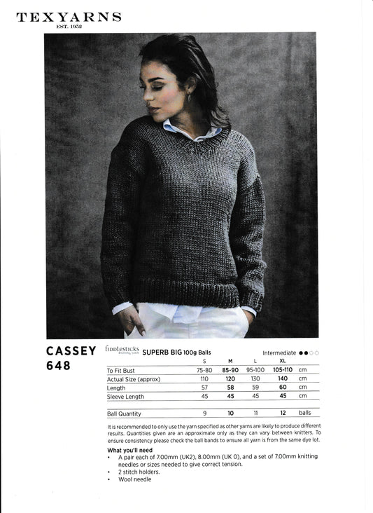 Pattern - Women - V-neck jumper - Cassey 648