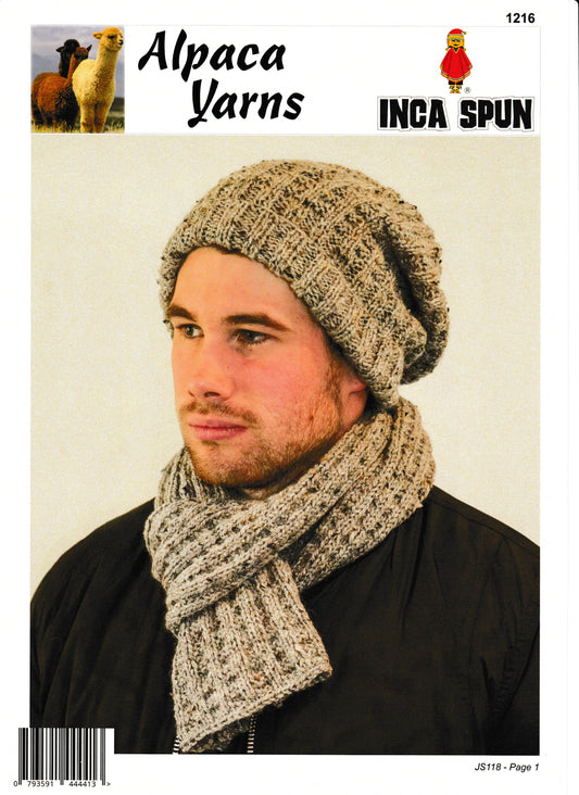 Patterns - Accessories - Beanie and scarf 1216