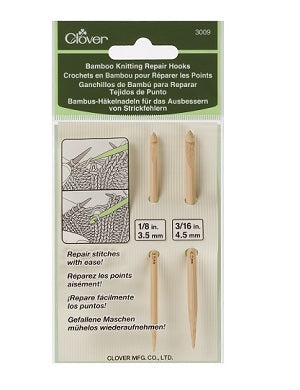 Bamboo Repair Hooks - 2 pack - Clover