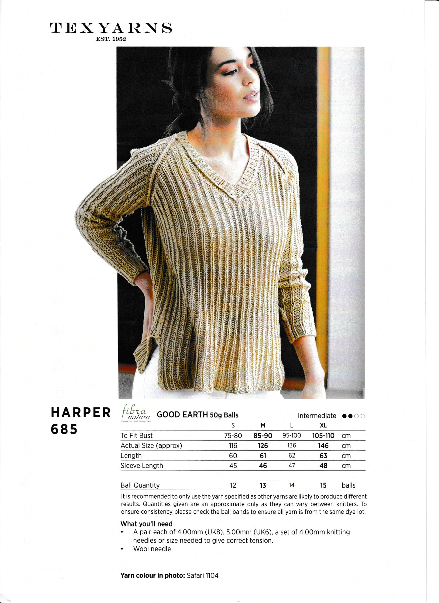 Pattern - Women - Harper 685
