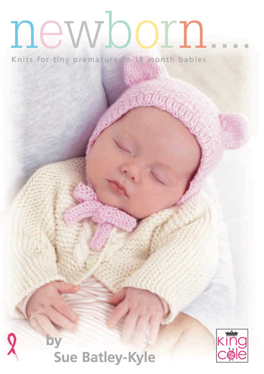 King Cole - Knit Patterns - Newborn - Sue Batley-Kyle