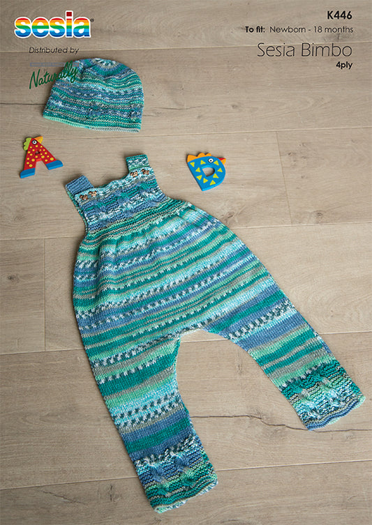 Pattern - Sesia - Newborn to 18 months - Romper & Hat K446