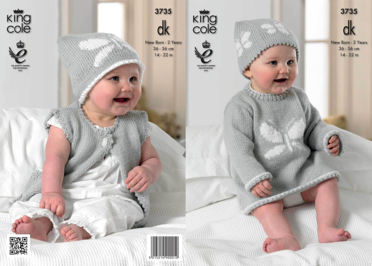 Patterns - Babies 0-24months - Dress, sleeveless top, beanie 3735