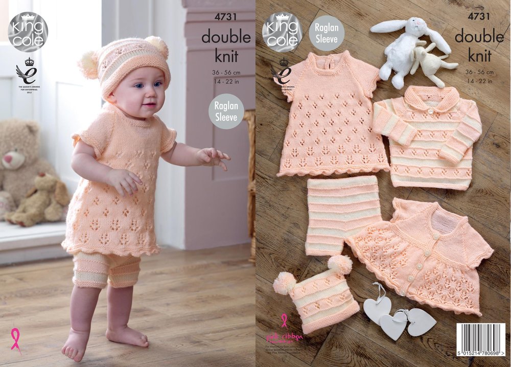 Patterns - Babies 0-24months - Tunic, shorts, beanie, jumper 4731
