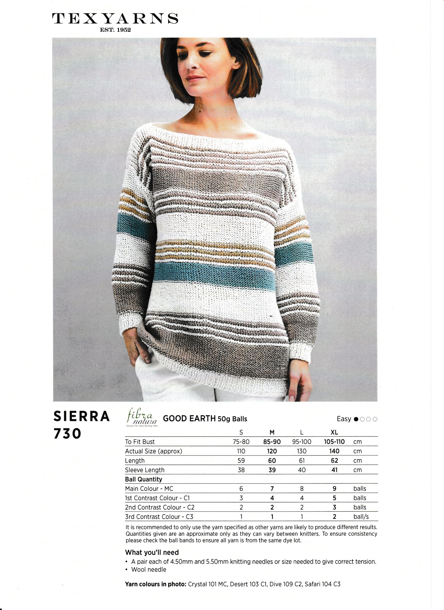 Pattern - Women - Sierra 730