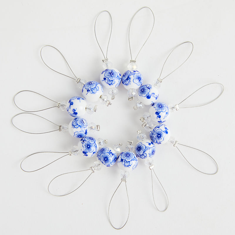 KnitPro - Knitting Accessories - Stitch Markers - Blooming Blue