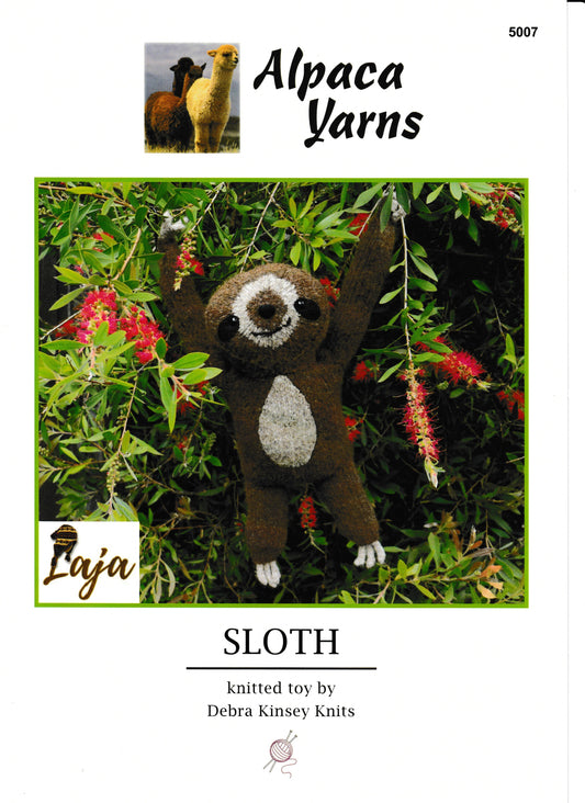 Knit - Alpaca Yarns - Knitted Sloth