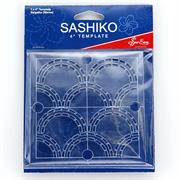 Sashiko - Seigaiha (Waves) - 4" Template