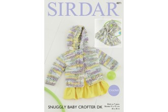 Sirdar - Crochet pattern - Children - Jacket and Blanket - 4871